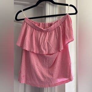 Lilly Pulitzer Pink Ruffled Camisole Tank Top